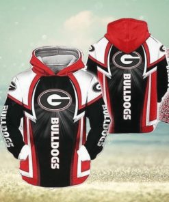 Georgia Bulldogs Football 3D Hoodies for Men for Women