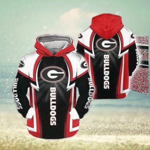 Georgia Bulldogs Football 3D Hoodies for Men for Women