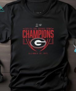 Georgia Bulldogs Orange Bowl Champs 2023 Football Helmet T Shirt