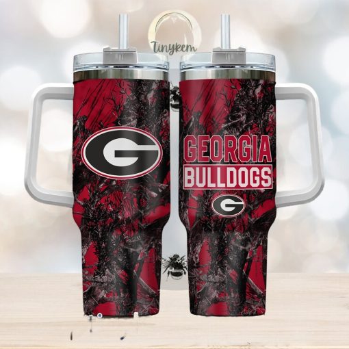 Georgia Bulldogs Realtree Hunting 40oz Tumbler