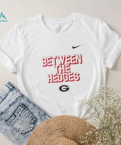 Georgia Bulldogs between the hedges Nike shirt