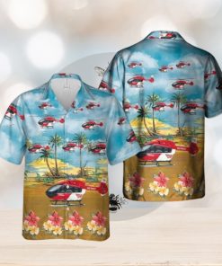 German Air Medical Services Helicopter 3 Hawaiian Shirt