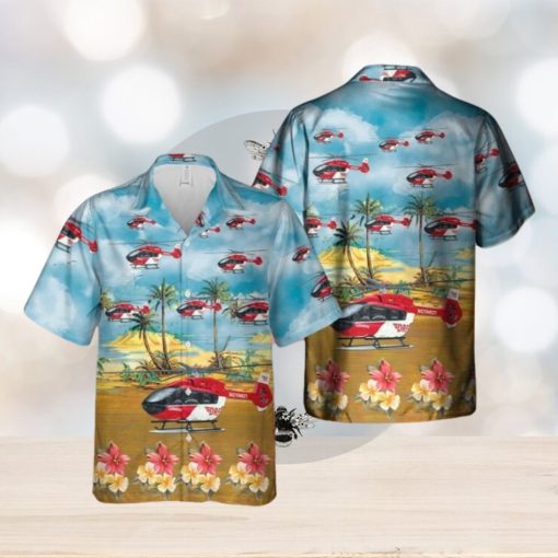 German Air Medical Services Helicopter 3 Hawaiian Shirt