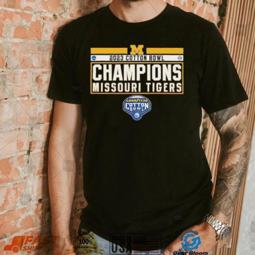 Get it now Missouri Tigers 2023 Cotton Bowl Champions shirt