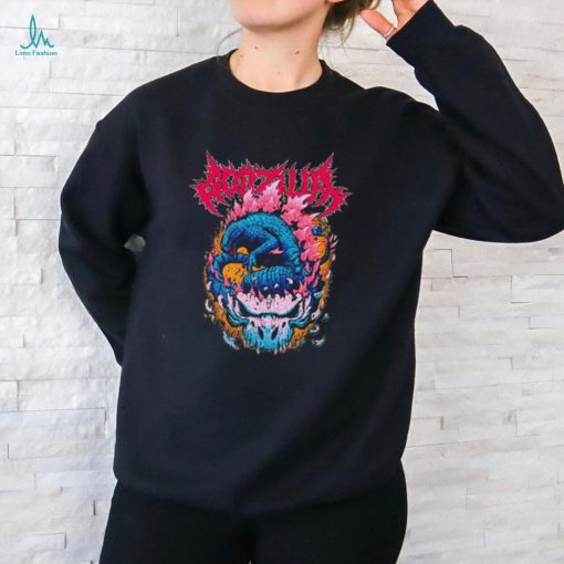 Ghost X Ghost G X K Godzilla Metalcropolis t shirt