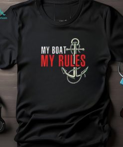 Gift for Boat Captain My Boat My Rules Classic T Shirt