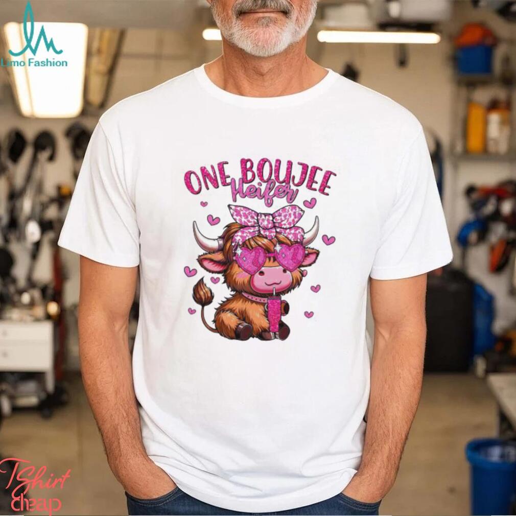 Glitter one boujee heifer valentine 2024 shirt Glitter one boujee heifer valentine 2024 shirt