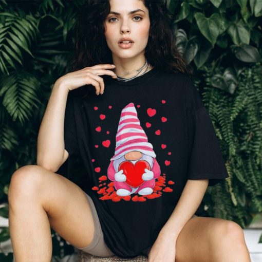 Gnomes Holding Hearts Men Women Couples Valentine’s Day Shirt
