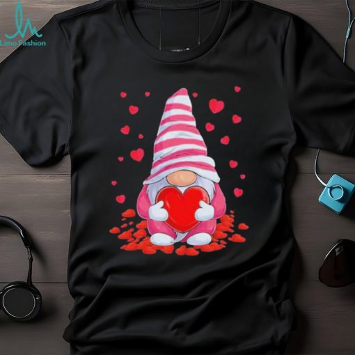 Gnomes Holding Hearts Men Women Couples Valentine’s Day Shirt