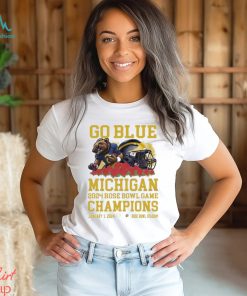 Go Blue Michigan Rose Bowl Game Champions Shirt