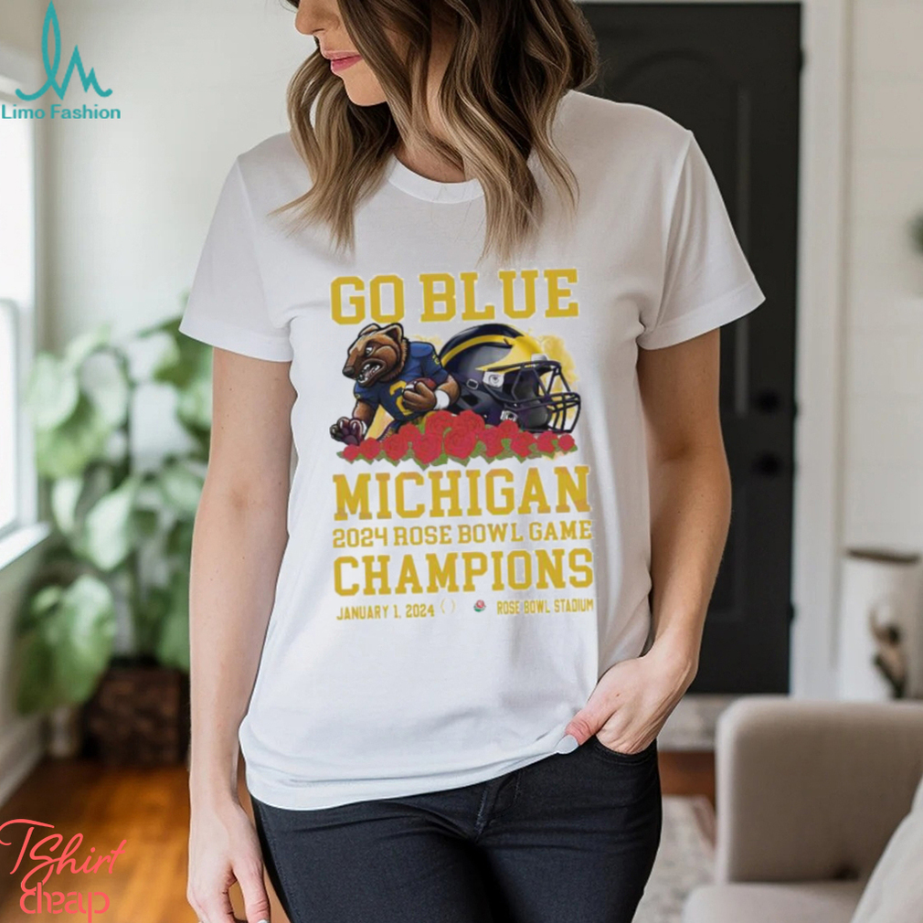 Go Blue Michigan Rose Bowl Game Champions Shirt Go Blue Michigan Rose Bowl Game Champions Shirt