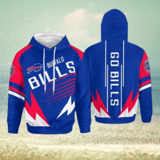 Go Buffalo Bills! Hoodie and Zip Hoodie