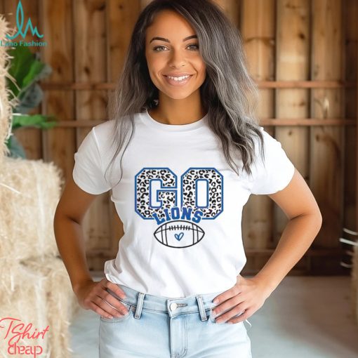 Go Detroit Lions Leopard Football Shirt