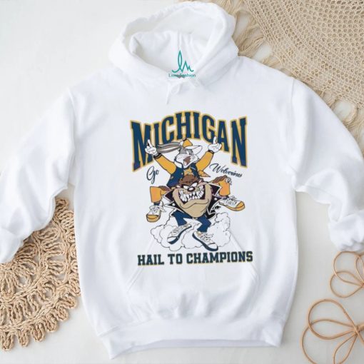 Go Wolverines Hail To Champions 2024 rabbit and lion shirt