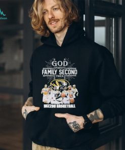 God First Family Second Then Teamsport Mizzou Basketball T shirt For Fans