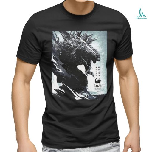 Godzilla Minus One Minus Color Black And White Version In Theatres January 26 In US Poster Unisex T Shirt