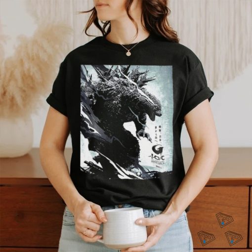 Godzilla Minus One Minus Color Black And White Version In Theatres January 26 In US Poster Unisex T Shirt