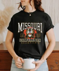 Gold Missouri Tigers 1989 Big 8 Basketball Conference Champions T Shirt