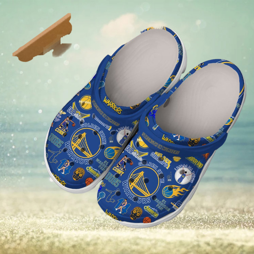 Golden State Warriors Champs Blue Design Crocs Clogs Golden State Warriors Champs Blue Design Crocs Clogs
