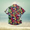 Iowa Hawkeyes Black Floral Hawaiian Shirt