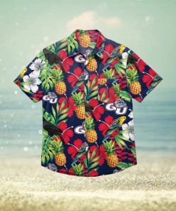 Gonzaga Bulldogs Floral Hawaiian Shirt