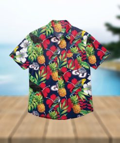 Gonzaga Bulldogs Floral Hawaiian Shirt