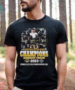 Goodyear Cotton Bowl Champions 2023 Missouri Tigers December 29 2023 At At T Stadium In Arlington Texas T Shirt