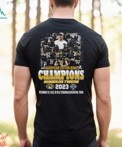 Goodyear Cotton Bowl Champions 2023 Missouri Tigers December 29 2023 At At T Stadium In Arlington Texas T Shirt