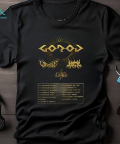Gorod To Headline Tour 2024 Black T Shirt