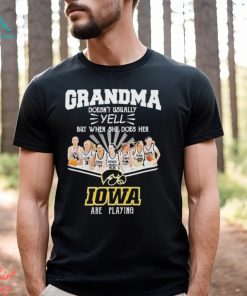 Grandma doesn’t Usually Yell But When She Does Her IOWA Are Playing Shirt, hoodie, sweater, long sleeve and tank top Grandma doesn’t Usually Yell But When She Does Her IOWA Are Playing Shirt
