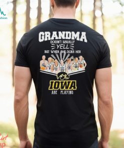 Grandma doesn’t Usually Yell But When She Does Her IOWA Are Playing Shirt, hoodie, sweater, long sleeve and tank top Grandma doesn’t Usually Yell But When She Does Her IOWA Are Playing Shirt