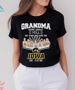 Grandma doesn’t Usually Yell But When She Does Her IOWA Are Playing Shirt, hoodie, sweater, long sleeve and tank top Grandma doesn’t Usually Yell But When She Does Her IOWA Are Playing Shirt