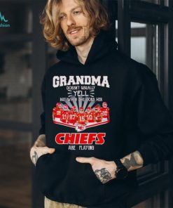 Grandma doesn’t usually yell but when she does her Chiefs are playing shirt