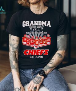 Grandma doesn’t usually yell but when she does her Chiefs are playing shirt