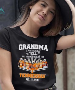 Grandma doesn’t usually yell but when she does her Tennessee are playing shirt