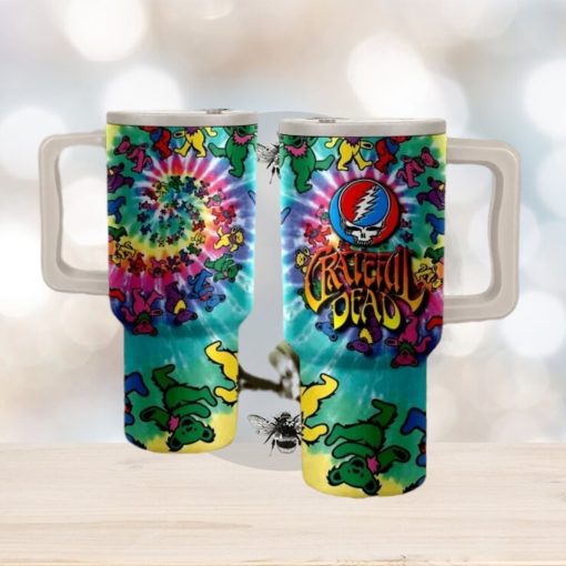 Grateful Dead Tie dye 40Oz Tumbler