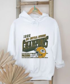 Green Bay Packers 1995 Nfc Central Division Champions Helmet T Shirt