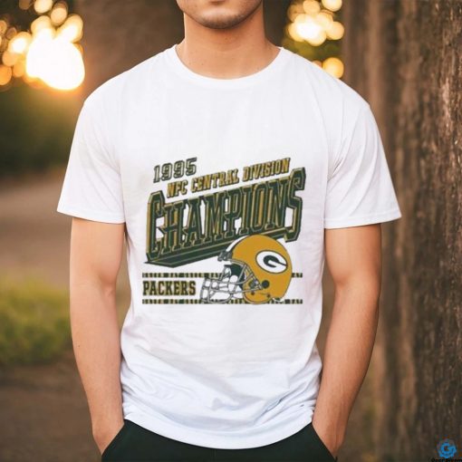 Green Bay Packers 1995 Nfc Central Division Champions Helmet T Shirt