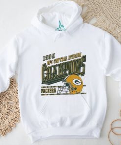 Green Bay Packers 1995 Nfc Central Division Champions Helmet T Shirt