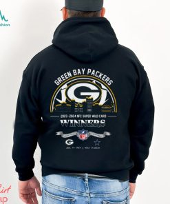 Green Bay Packers 2023 2024 NFC Super Wild Card Winners Skyline NFL Playoffs Divisional January 14 2024 At AT&T Stadium T Shirt