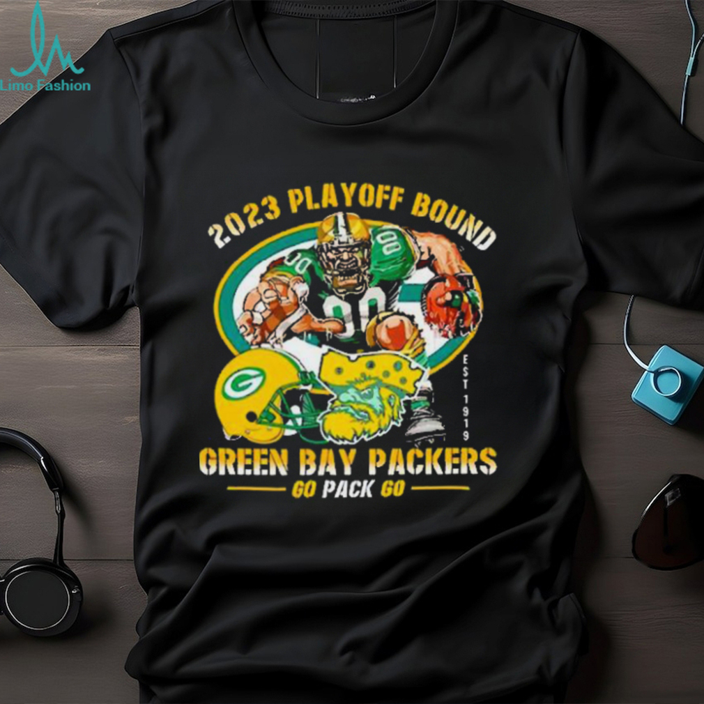 Green Bay Packers 2023 Playoff Bound Go Pack Go Shirt Green Bay Packers 2023 Playoff Bound Go Pack Go Shirt