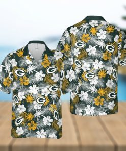 Green Bay Packers Display Football Spirit on Hawaiian Shirt