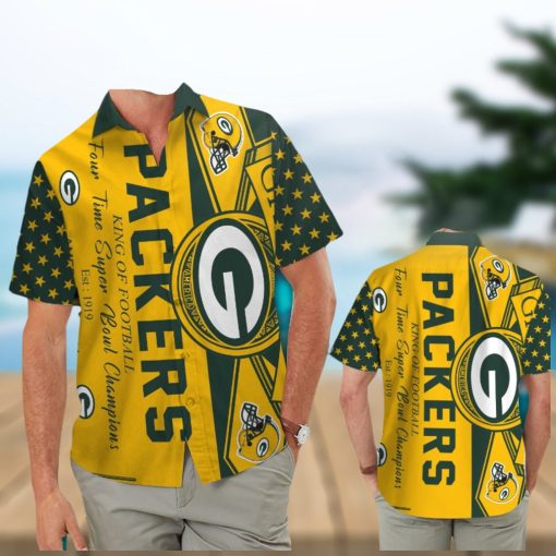 Green Bay Packers Hawaiian Tropical Design Shirt Exclusive Collection