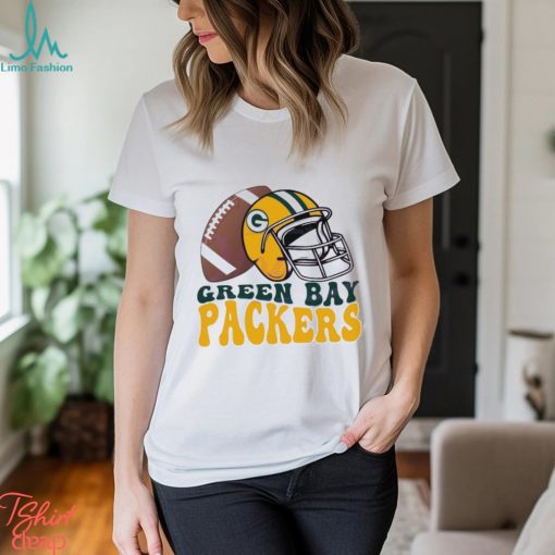 Green Bay Packers Helmet Football Shirt