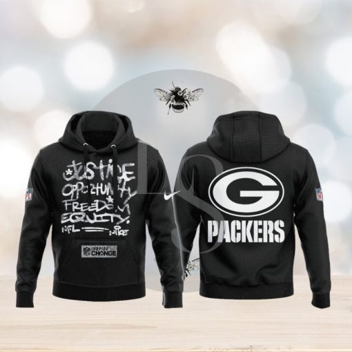 Green Bay Packers NFL Justice Opportunity Equity Freedom Hoodie 3D