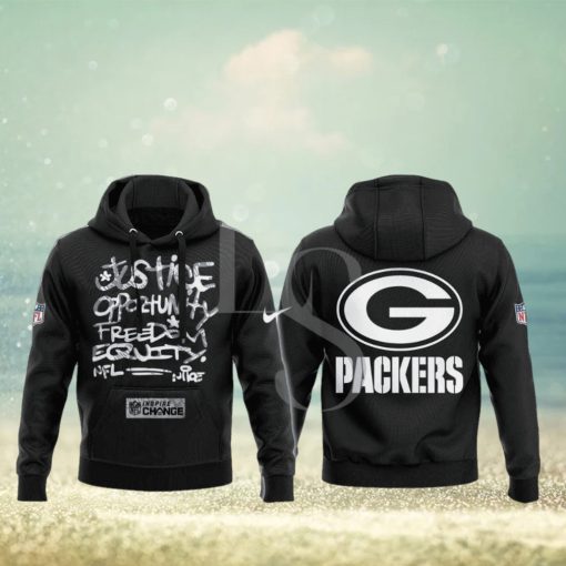 Green Bay Packers NFL Justice Opportunity Equity Freedom Hoodie 3D
