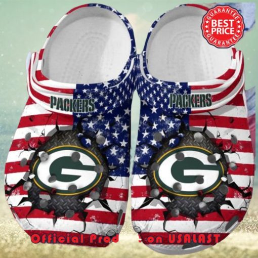Green Bay Packers NFL New For This Season Trending Crocs Clogs Shoes