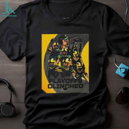 Green Bay Packers Playoffs Clinched Football 2024 Shirt
