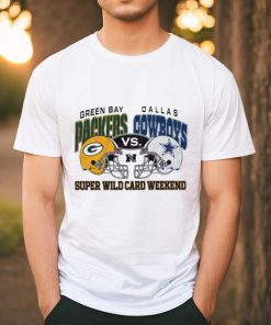 Green Bay Packers Vs Dallas Cowboys Super Wild Card 2024 Helmet Shirt