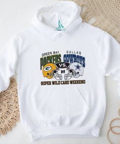 Green Bay Packers Vs Dallas Cowboys Super Wild Card 2024 Helmet Shirt